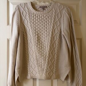 Banana republic off white knit sweater